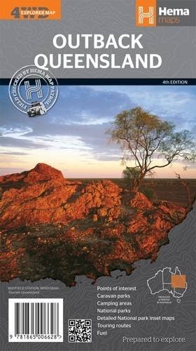 OUTBACK QUEENSLAND : HEMA 1:1.5M **BRAND NEW**