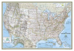 United States Classic tubed by National Geographic Maps 9780792293187