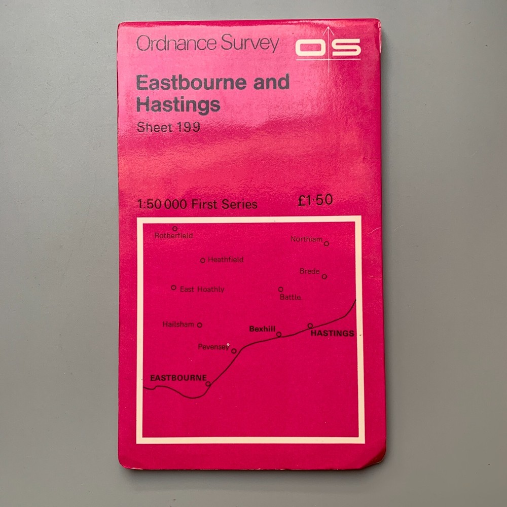 Vintage Ordnance Survey Maps 1:50 000 Maps 1970s 1980s 1990s