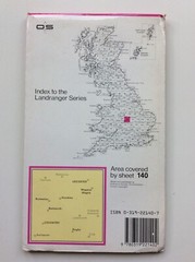 Ordnance Survey Landranger Map No 140 Leicester & Coventry Area