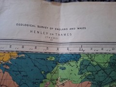 Geological Survey of England and Wales Sheet Map of Henley on Thames