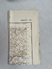 Vintage Ordnance Survey Map Sheet 141 Brecon