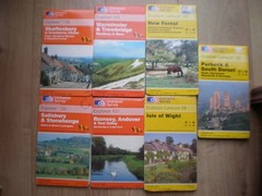 7 MAPS, 118 130 131 143 SHAFTESBURY SALISBURY ROMSEY EXPLORER ORDNANCE SURVEY OS