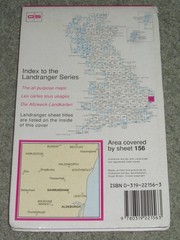 OS Ordnance Survey Landranger Map Sheet 156 Saxmundham & Aldeburgh area – 1994