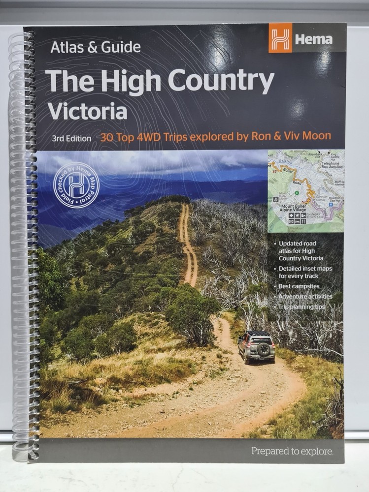 Hema High Country Victoria Atlas & Guide 3rd Ed. 2017 Map Book