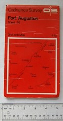 1961 OS 1″ map Sheet 36 Fort Augustus