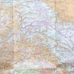 Bartholomew World Travel Map 15: Indian subcontinent • Scale- 1:4,000,000 (1979)