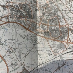 Vintage Ordnance Survey Pathfinder Wigan & Ormskirk 1982 Sheet SD 40/50