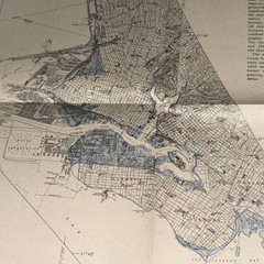 1958 USGS California Map engineering Geology Of Islais Creek Basin San Francisco
