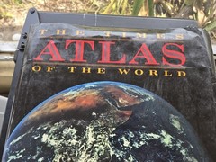 The great world atlas: American Map Corporation- Hardcover, dust cover intact