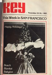 San Francisco Key Magazine 1985 MAPS SUPERB Restaurants Where to go RARE FIND