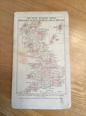 1963 Ordnance Survey One Inch Seventh Series Map 184 Hastings (incl Ashford )