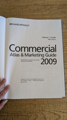 Rand Mcnally Commercial Atlas & Marketing Guide 2009 Volume 1 & 2 140th Edition