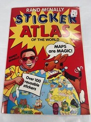 1992 Rand McNally Sticker Atlas of the World – Reusable Stickers – USED Vintage