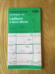 1993 Ordnance Survey Pathfinder Map 1041 SO 63/73 Ledbury And Much Marcle