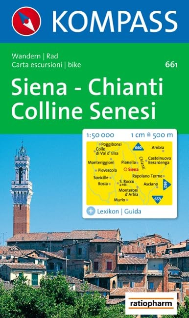 661: Siena – Chianti – Colline Senesi 1:5… by Kompass, 661 Mixed media product