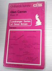 Ordnance Survey Map 1:50,000 Sheet 25 Glen Carron