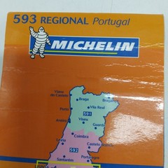 Bundle X10 Michelin Yellow & Orange Motoring/Road Maps, UK /Europe, in Wallet