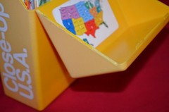 Boxed United States Of America Map Set Close Up USA National Geographic Society