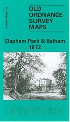 Clapham Park & Balham 1872, 1894 or 1913 London Sheet 125