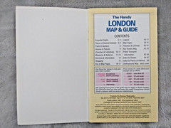The Handy London Map and Guide, Bensons MapGuides 1997 4th Edition