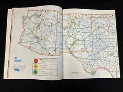 1965 RAND MCNALLY VACATION ATLAS AND GUIDE FOR UNITED STATES, MEXICO & CANADA