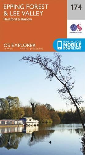 Epping Forest & Lee Valley (Map) OS Explorer Map