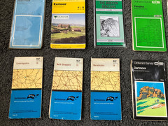 JOB LOT OF 18 x OLD STREET MAPS ETC kidderminster EXMOOR BRISTOL SHROPSHIRE WARW