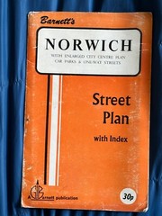 Vintage Barnett’s Norwich Area Street Plan with Index, 1970’s