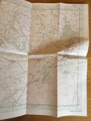 1969 Ordnance Survey Pathfinder Map 1312 SX 49/59 Okehampton (incl Germansweek )