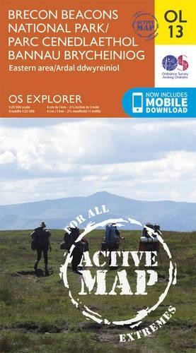 Brecon Beacons National Park / Parc Cenedlaethol Bannau Brycheiniog – East (Map)
