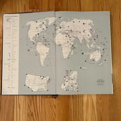 National Geographic Atlas of the World Tenth Edition Hardcover-Slipcase and MAP