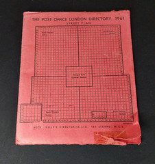 Post Office London Directory Street Plan 1961 Kelly’s Directories Maps + Folder