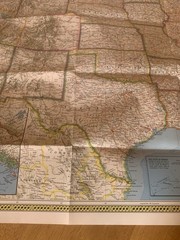 National Geographic Portrait USA Map Magazine 1976 The United States