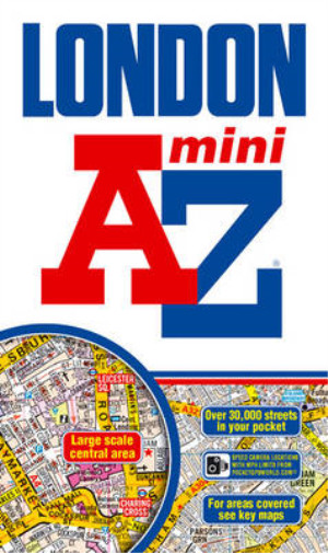 London Mini Street Atlas (paperback) (A-Z Street Atlas), Geographers A-Z Map Com