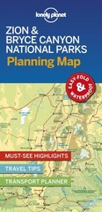 Lonely Planet Zion & Bryce Canyon National Parks by Lonely Planet SHEET MAP