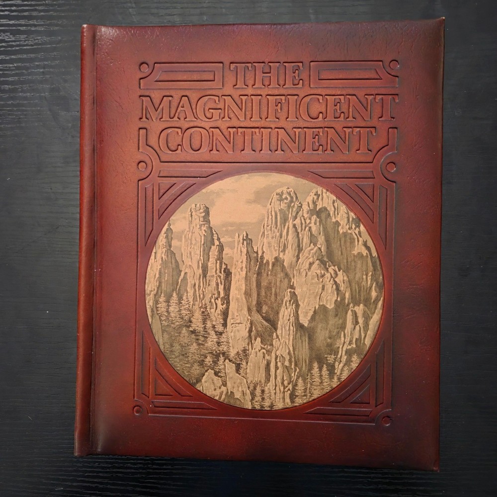 The Magnificent Continent Illustrated Hardcover Book Geography Exploration
