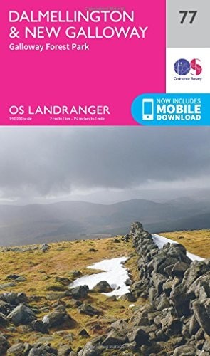 Dalmellington & New Galloway Map | Gallo… by Ordnance Survey Sheet map, folded