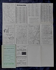3 x Vintage 1960s Barnett’s Street Plan’s with Index. England, UK