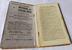 BACON’S CYCLING & MOTORING MAP. LAKE DISTRICT WITH INDEX. VINTAGE
