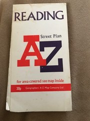 1970s Geographers’ A-Z Street Plan Map: Reading.