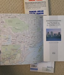 Lot of 3 Montreal Berlitz Pocket Guide DK Top 10 Mon Quebec City Dictionary