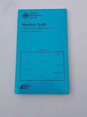 Ordnance Survey Geological Map, Merthyr Tydfil, Solid & Drift, Folded, Sheet 231
