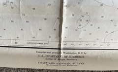 Salem and Lynn Harbors Vintage 1960’s Chart