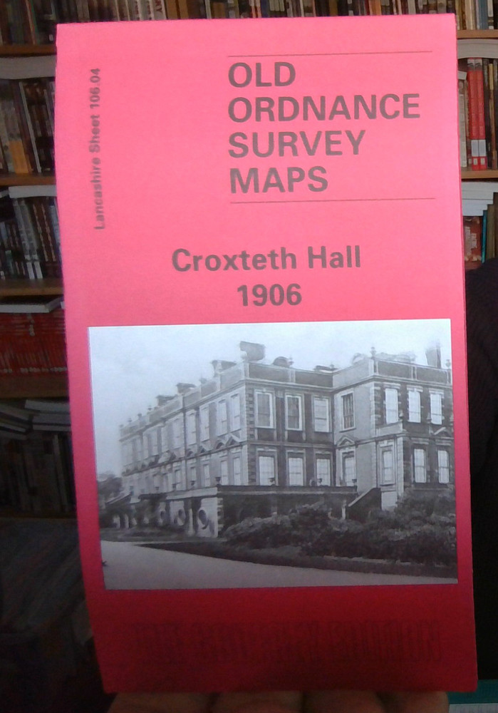 MAP OF Croxteth Hall 1906 Lancashire Sheet 106.04 by Kay Parrott NEW