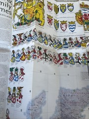 Clan and Family Names Map of Scotland: Collins Maps Scotland’s arms Used