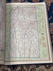 Vintage Hammond Atlas of the World 1951 Tons Of Maps HC USA Table Book Colored