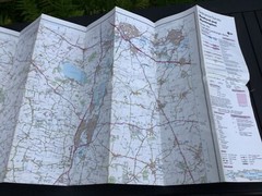 OS Ordnance Survey Landranger Map 153 Bedford, Huntingdon & area – 1992