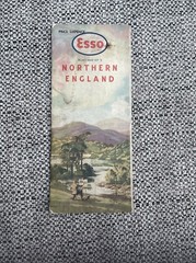 Vintage Esso Road Maps X 5 No 1-5 (folding sheet map)