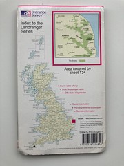 Ordnance Survey Landranger Map No 134 Norwich & The Broads Great Yarmouth
